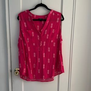 Pineapple Print Torrid Tank Top